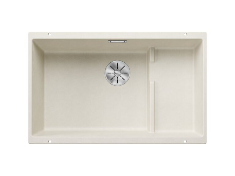 Blanco Subline 700-U Level silgranit composite kitchen sink in soft white