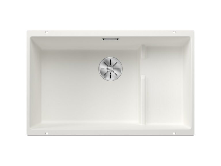 Blanco Subline 700-U Level silgranit composite kitchen sink in white
