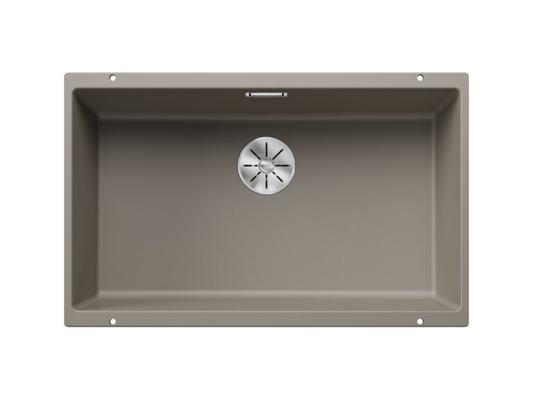 Blanco Subline 700-U silgranit composite kitchen sink in tartufo