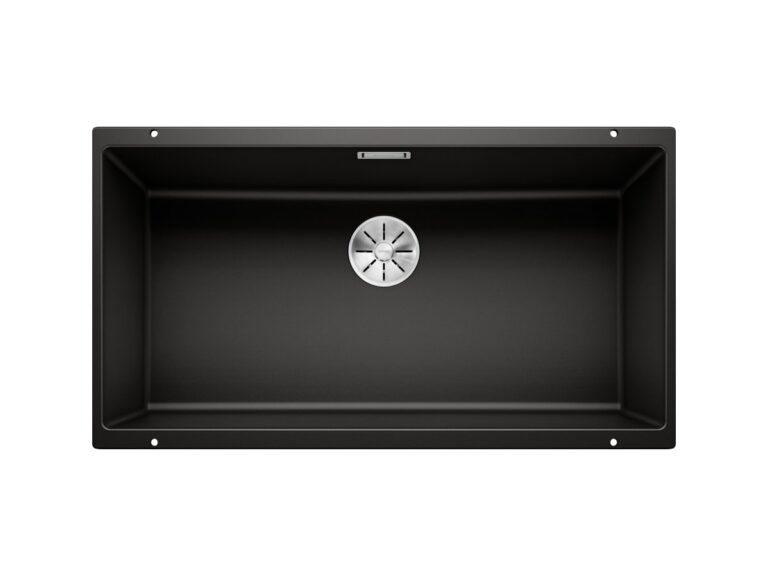 Blanco Subline 800-U silgranit composite kitchen sink in black