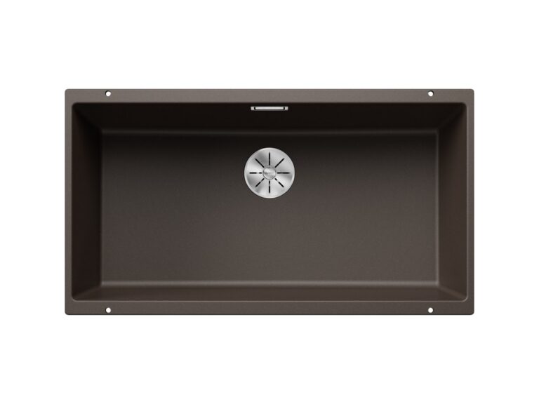 Blanco Subline 800-U silgranit composite kitchen sink in coffee