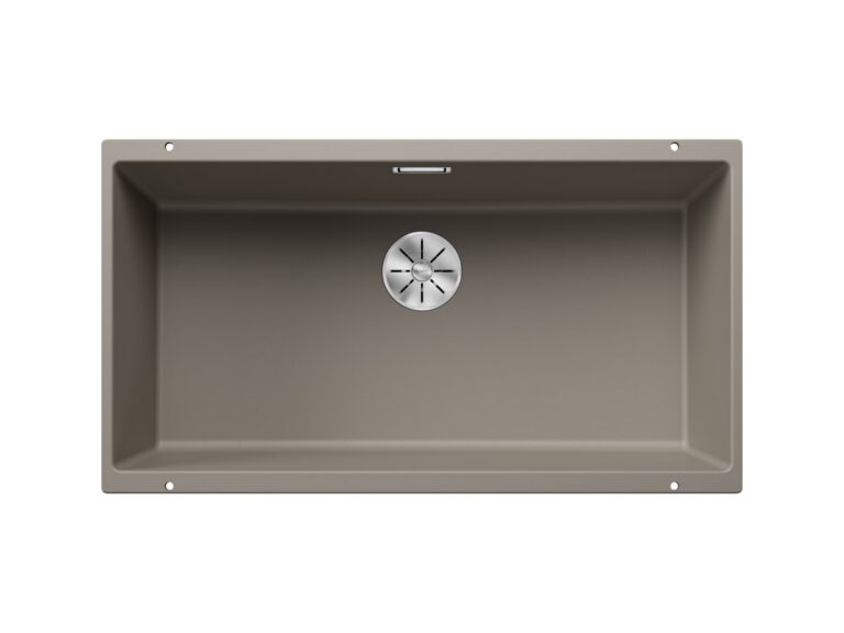 Blanco Subline 800-U silgranit composite kitchen sink in tartufo