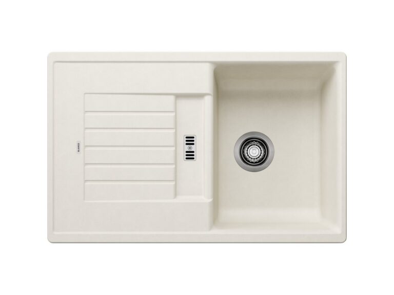 Blanco Zia 45 S silgranit composite kitchen sink in soft white
