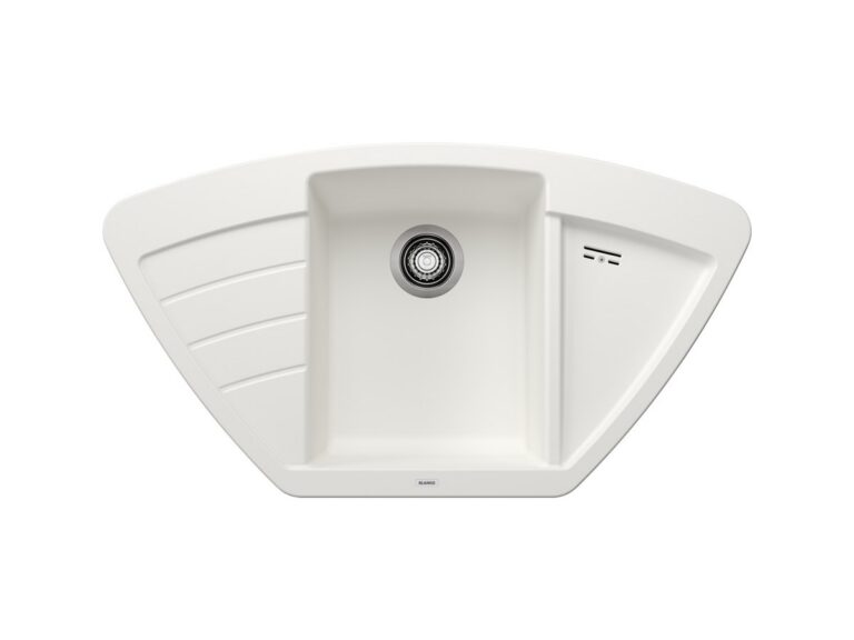 Blanco Zia 9 E silgranit composite kitchen sink in white