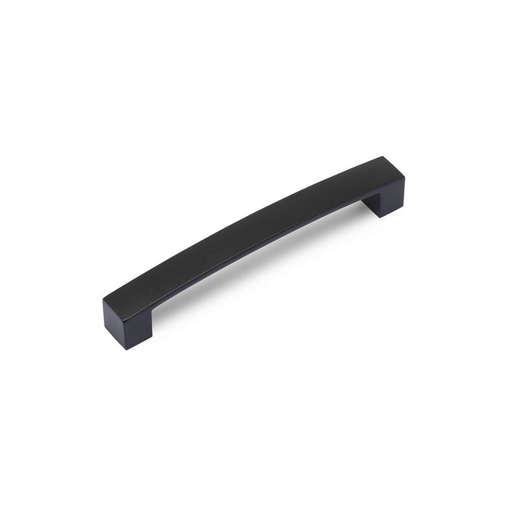 Block Bar D Handle 160mm (Matt Black) cabinet handle