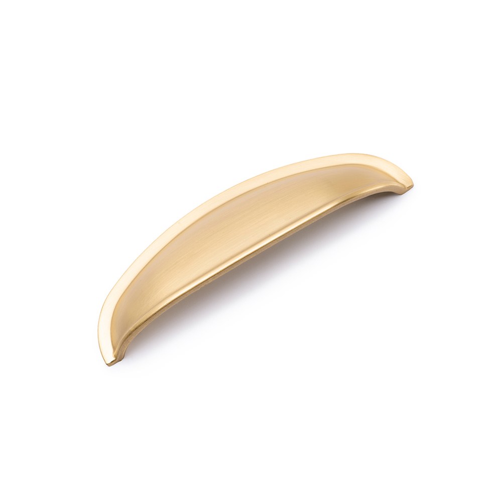 Camden Cup Handle 96mm (Satin Brass) cabinet handle