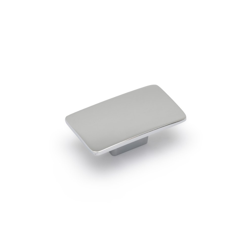 Camden Rectangular Knob (Polished Chrome) cabinet handle