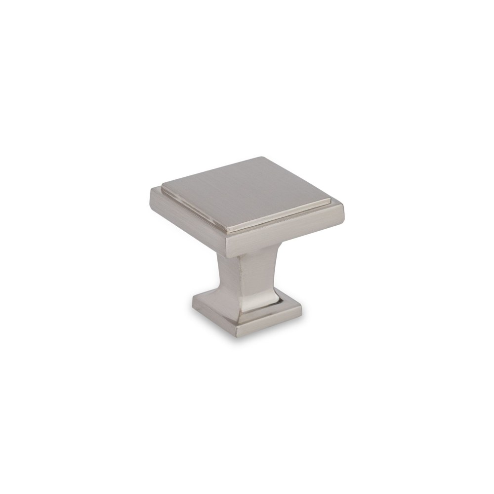 Ines Square Knob (Brushed Nickel) cabinet handle