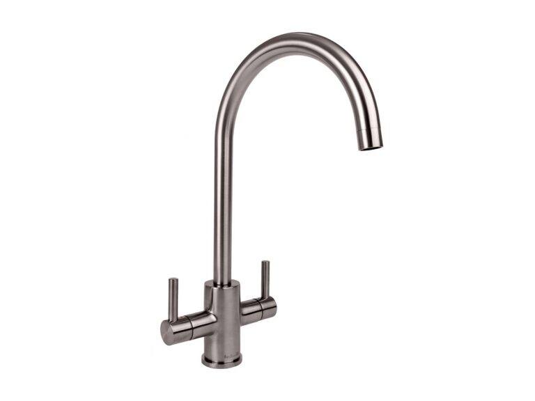 Reginox Genesis kitchen tap in brushed nickel