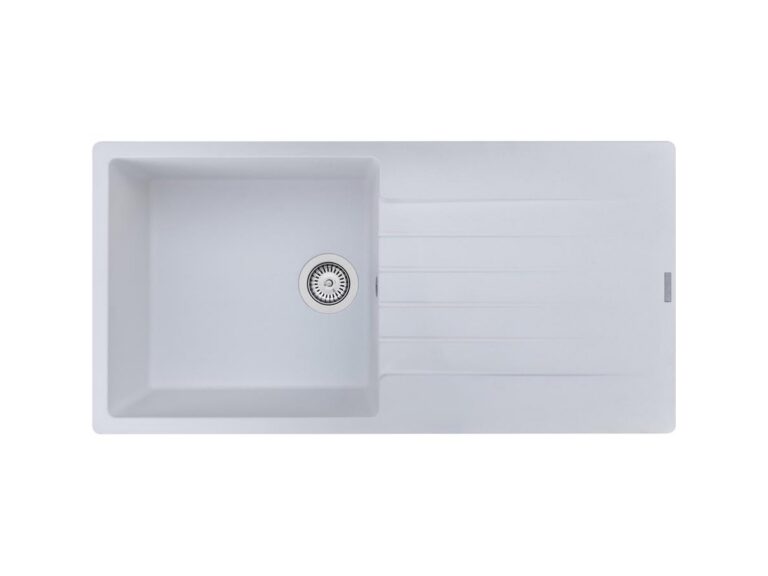 Reginox Harlem 10 1.0 bowl sink in white