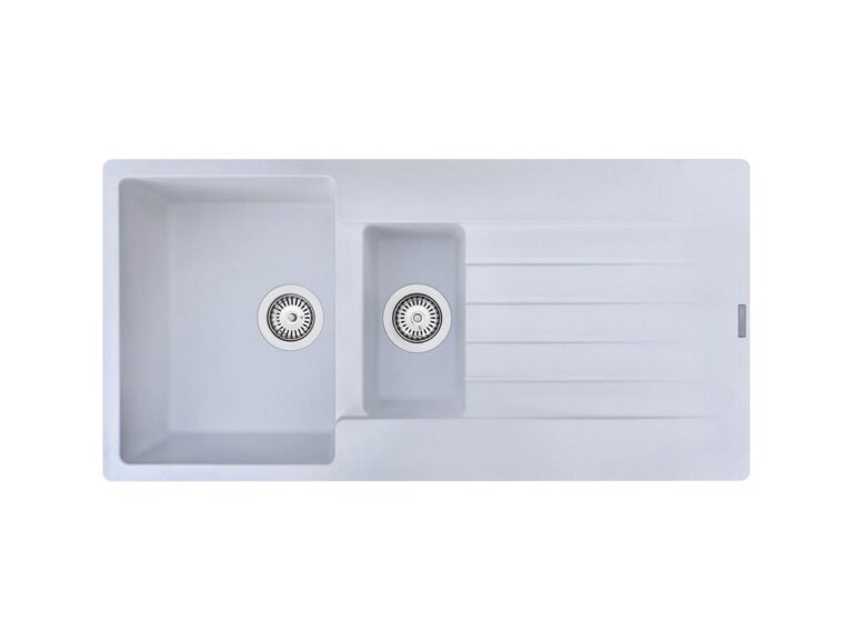Reginox Harlem 15 1.5 bowl sink in white