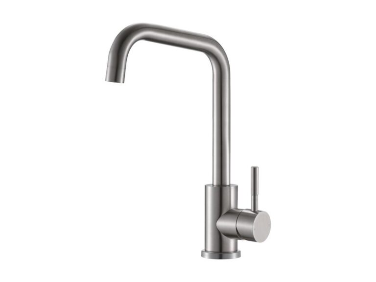 Reginox Salina kitchen tap in brushed nickel