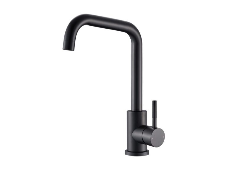 Reginox Salina kitchen tap in matt black