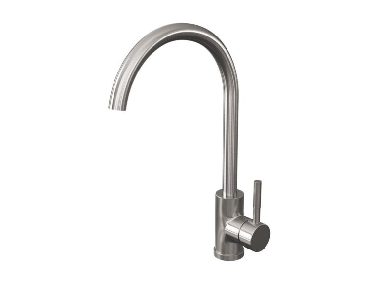 Reginox Taravo kitchen tap in brushed nickel