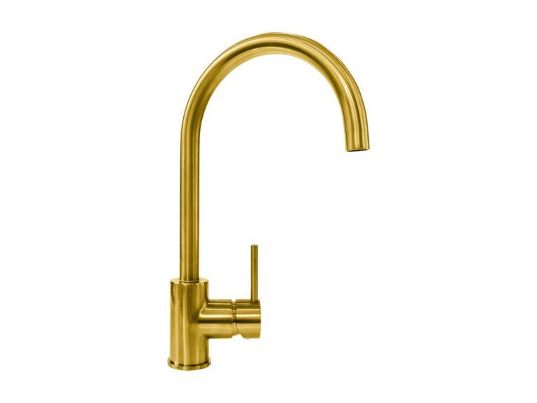 Reginox Taravo kitchen tap in gold