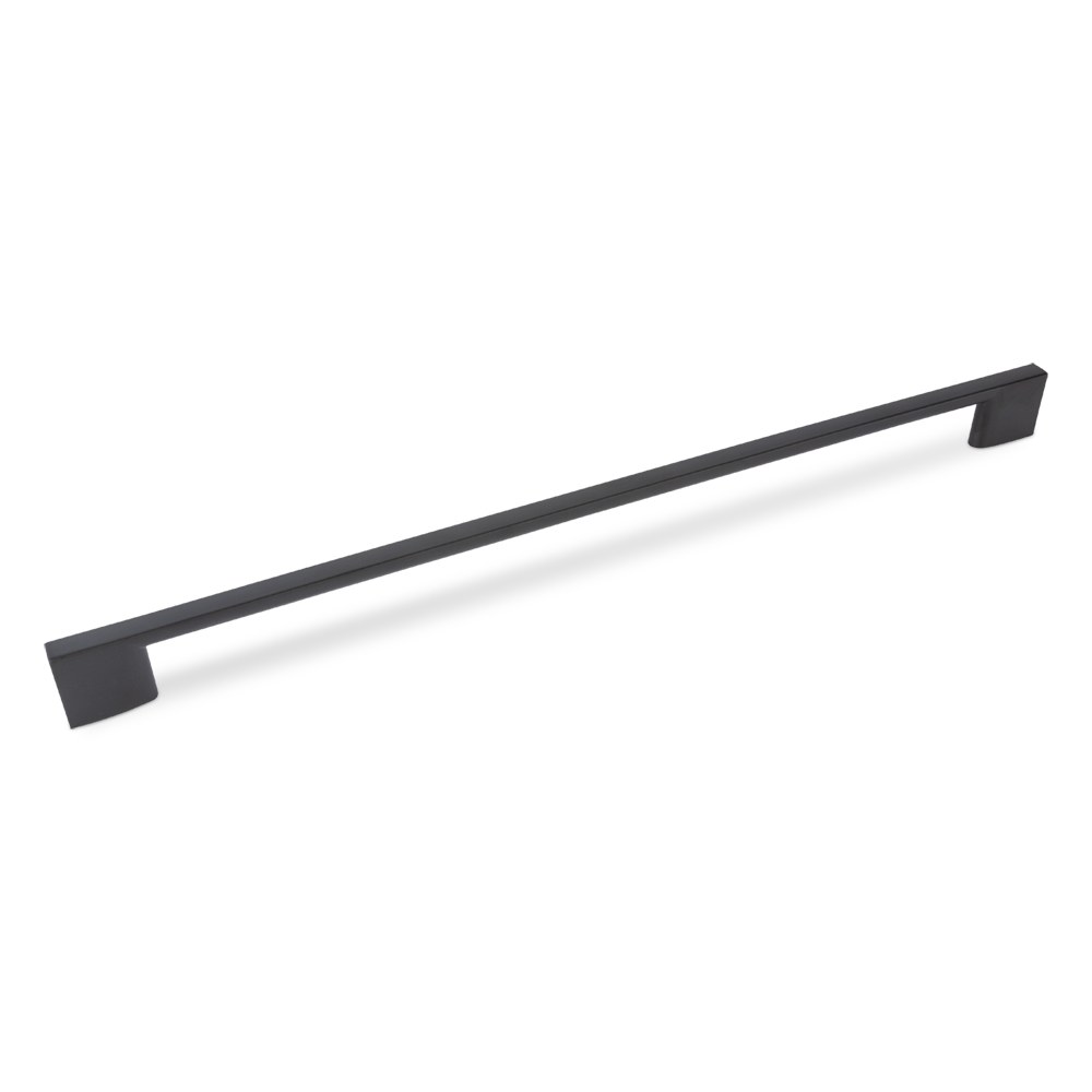 Slim Square D Handle 320mm (Matt Black) cabinet handle