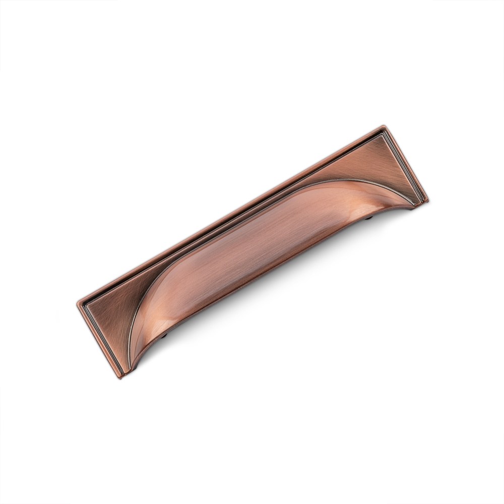 Windsor Cup Handle 96mm (Antique Copper) cabinet handle