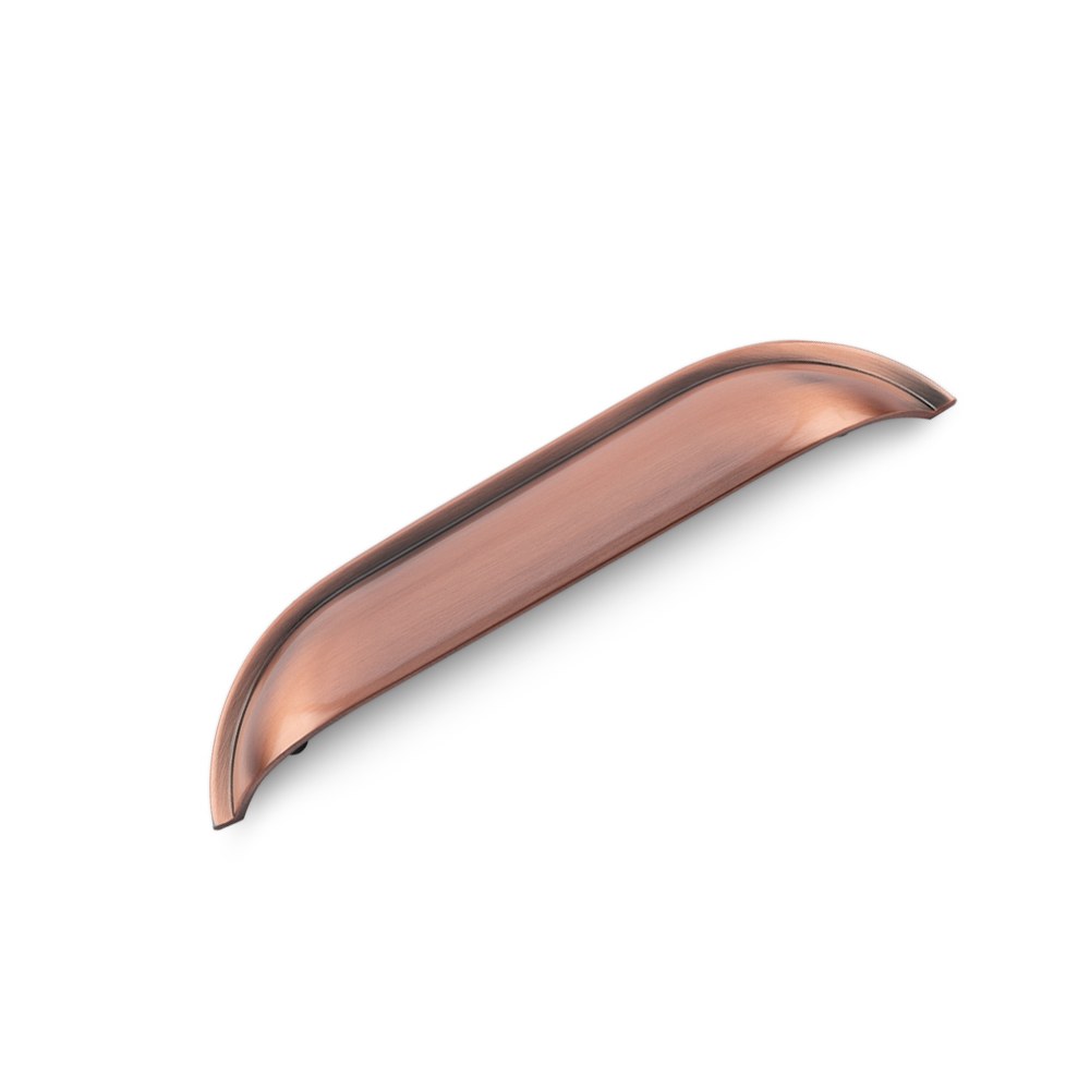 Windsor Shell Handle 128mm (Antique Copper) cabinet handle